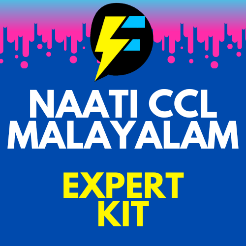NAATI CCL Malayalam Online Preparation - Expert Kit