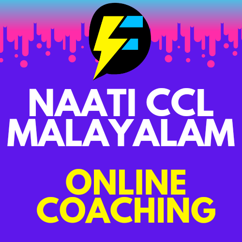 NAATI CCL Malayalam Online Preparation - Online Coaching