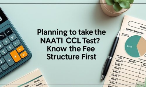 NAATI CCL test fee breakdown and payment process